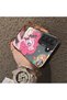 Pinkie Pie Patterned Phone Case with Silicone Edges and Acrylic Hard Back Panel Compatible with Samsung Galaxy S22 - 4