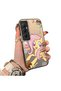 Realme C65 4g Compatible Acrylic Hard Back Panel Silicone Edged Fluttershy Patterned Phone Case