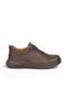 Orthopedic Comfortable Sole Lace-Up Brown Genuine Leather Men's Casual Shoes 208807 - 3