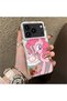 حافظة هاتف بنمط Pinkie Pie متوافقة مع iPhone 17 Pro Max، مصنوعة من الأكريليك الصلب مع حواف من السيليكون - 2