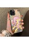 Fluttershy Pattern Phone Case with Acrylic Hard Back Panel and Silicone Edges Compatible with iPhone 14 Pro - 2