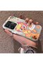 Vivo X200 Fe Compatible Acrylic Hard Back Panel Silicone Edged Applejack Patterned Phone Case - 3