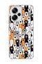 Redmi Note 13 Pro Plus 5g Compatible Colorful Cat Paw Printed Transparent Phone Case