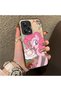 Xiaomi Redmi Note 12 Pro 5g Compatible Acrylic Hard Back Panel with Silicone Edges Pinkie Pie Patterned Phone Case - 2