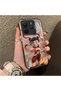 Xiaomi Redmi Note 14 4g Compatible Acrylic Hard Back Panel with Silicone Edges Opaque Nezha Pattern Phone Case - 3