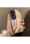 Vivo Y31/Y21D Compatible Acrylic Hard Back Panel with Silicone Edges Fluttershy Patterned Phone Case - 2