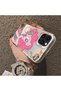 iPhone 13 Pro Max Compatible Acrylic Hard Back Panel with Silicone Edges Pinkie Pie Patterned Phone Case - 4