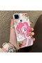 Realme C15/C25/C25S Compatible Phone Case with Acrylic Hard Back Panel and Silicone Edges Pinkie Pie Pattern - 2