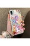 iPhone Xr Compatible Acrylic Hard Back Panel with Silicone Edges Pony Pattern Phone Case - 2