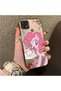 Oppo A15/A15S Compatible Acrylic Hard Back Panel Silicone Edged Pinkie Pie Patterned Phone Case - 2