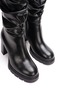 Women's Boots with Drawstrings - 4