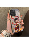 iPhone 16 Pro Max Compatible Acrylic Hard Back Panel with Silicone Edges Opaque Nezha Pattern Phone Case - 2