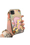 Realme C20/C20A Compatible Acrylic Hard Back Panel Silicone Edged Fluttershy Patterned Phone Case