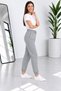 Premium Quality Comfortable Fit 3-Ply Cotton Tracking Pants with Elastic Waistband - 2