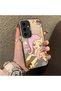 Fluttershy Pattern Phone Case with Acrylic Hard Back Panel and Silicone Edges Compatible with Samsung Galaxy S24 Fe - 2