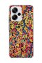 Redmi Note 13 Pro Plus 5g Compatible Colorful Mixed Line Printed Transparent Phone Case