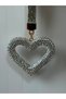 Silver Color Stone Heart Stylish Keychain/Charm/Car Ornament - 5