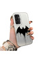 Samsung Galaxy A16 4G/5G Compatible Acrylic Hard Back Panel with Silicone Edges Batman Patterned Phone Case