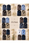 4-Pack Men's Shirt Set Slim Fit Long Sleeve Button down Collar Plaid Cotton Easy-Iron Mixed Shirts Pack