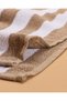 Beige Striped Bath Towel - 3