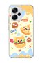 Redmi Note 13 Pro Plus 5g Compatible Cute Hamburger Pizza Printed Transparent Phone Case