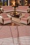 Buldan Handmade Cotton Woven Sofa Bed Cover Set (3+3+1+1) Model Without Covering the Arms - 170X210 cm