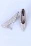 Women's Short Thin Heeled Pointed Toe Flat Stiletto Shoes with Buckle Detail - 3