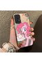 Pinkie Pie Patterned Phone Case with Silicone Edges and Acrylic Hard Back Panel Compatible with Samsung Galaxy A72 - 2
