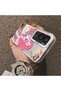 Vivo Y31/Y21D Compatible Acrylic Hard Back Panel with Silicone Edges Pinkie Pie Patterned Phone Case - 4