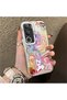 Vivo Y29 5g(V2420) Compatible Acrylic Hard Back Panel Silicone Edged Phone Case with Pony Pattern - 2