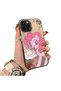 iPhone 15 Pro Max Compatible Acrylic Hard Back Panel with Silicone Edges Pinkie Pie Patterned Phone Case