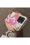 Xiaomi Poco C65 Compatible Acrylic Hard Back Panel with Silicone Edges Pinkie Pie Patterned Phone Case - 4