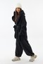 Design Black Knitwear Women's Poncho Coc3619 - 3