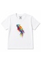 Rainbow Spirit – Colorful Watercolor Parrot Kids Graphic T-Shirt