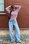 Low Waist Wide Leg Jeans - 3