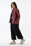 Vintage Patterned Tapestry Fabric Buttoned Women's Jacket Coc3631 - 5