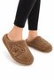 Women's Warm Plush House Slippers with Teddy Bear Figure Vi̇zon - 2