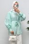 Floral Accessory Shirt 0064 - Mint Green - 2