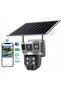 4G Solar Security Camera Outdoor - 12MP Dual Lens PTZ CCTV Camera with 10X Zoom | 355° Pan 90° Tilt, Human & Animal Tracking | Colour Night Vision | Two-Way Audio, IP66 Waterproof, V380 App