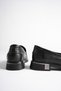 Women's Genuine Leather Daily Wear Buckle Detailed Loafer Shoes - 7