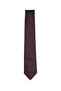 Black Dot Patterned Slim Burgundy Necktie - 7 cm Wide - 7