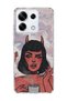 Redmi Note 13 Pro 5g Compatible Horned Girl Cloud Printed Transparent Phone Case