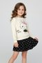 Girl's Polka Dot Shorts Skirt Set Dmb-9099 - 3