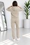 Premium Quality Comfortable Fit 3-Ply Cotton Hooded Sweat Suit - 4