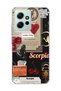 Redmi Note 12 4g Compatible Scorpio Zodiac Sign Printed Transparent Phone Case