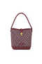 Burgundy Textile Women's Handbag - S26K1Twc0726-V6K