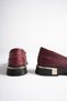 Women's Genuine Leather Daily Wear Buckle Detailed Loafer Shoes - 6