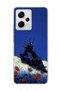 Redmi Note 12 Pro 5g Compatible Blue Samurai Weasel Printed Transparent Phone Case