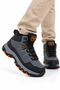 Unisex Non-Slip Sole Warm Trekking & Outdoor Boots Smoke-Orange - 3