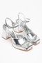 Women's Pointed Toe 8.5 cm Silver Mirror Heeled Shoes - 2
